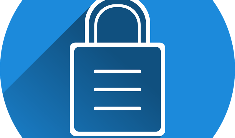 Free castle security locked vector