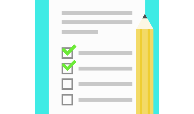 Free list notes icon illustration