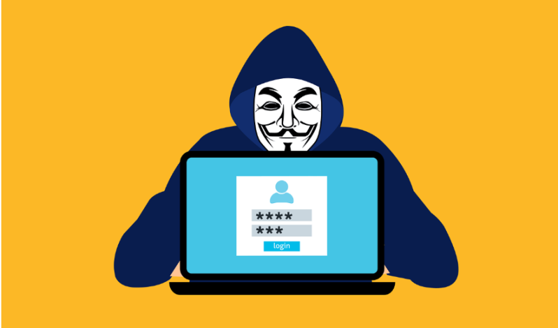 Free hacker anonymous cybersecurity vector